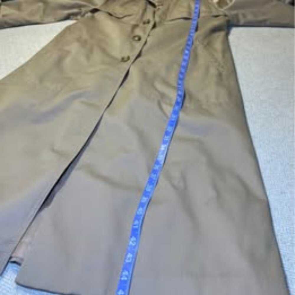 Vintage Early 80’s Sears The Fashion Place Taupe Trench Coat.  12 - Picture 9 of 10